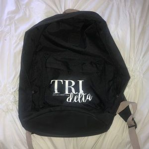 Tri Delta Black Backpack